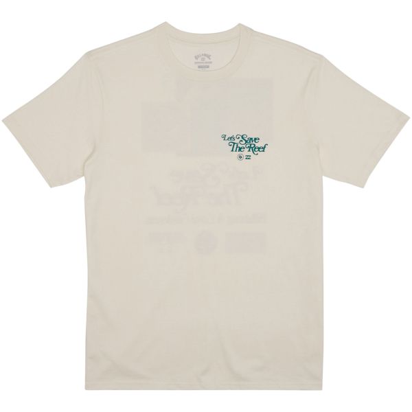 Triko Billabong Cg Lets Save The Reef S/ - Béžová - Xxl