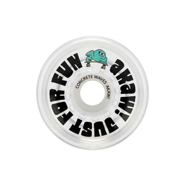 Sk8 Kola Akaw Brick Wave Yellow - Bílá - 65Mm/78A