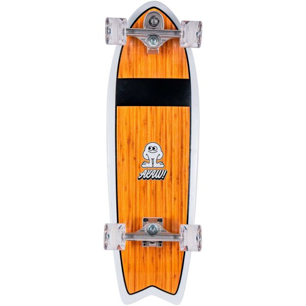 Surfskate Akaw Barracuda - Hnědá - 9.625