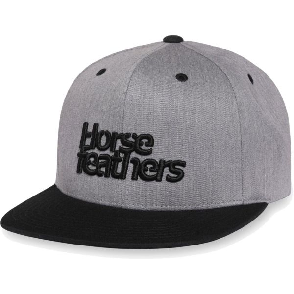 Kšiltovka Horsefeathers Rise - Šedá - Univerzální
