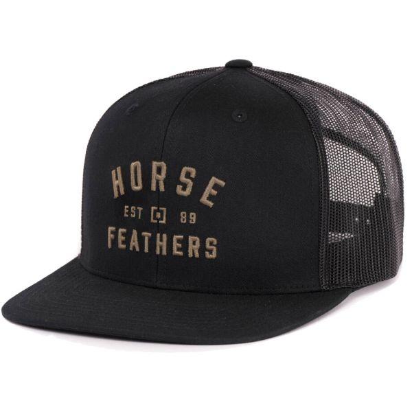 Kšiltovka Horsefeathers Sign - Černá - Univerzální
