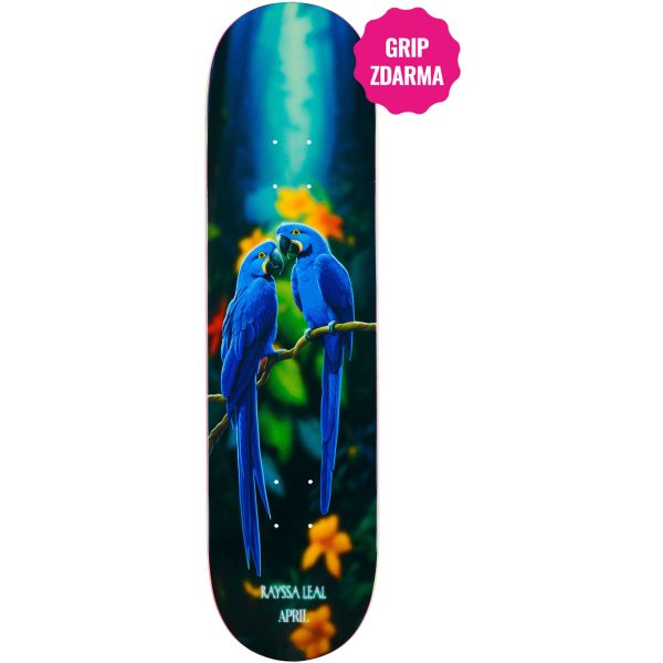 Sk8 Deska April Rayssa Leal - Blue Macaw - Černá - 8.25