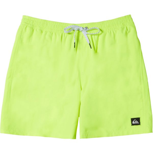 Plavky Quiksilver Everyday Solid Volley  - Zelená - S