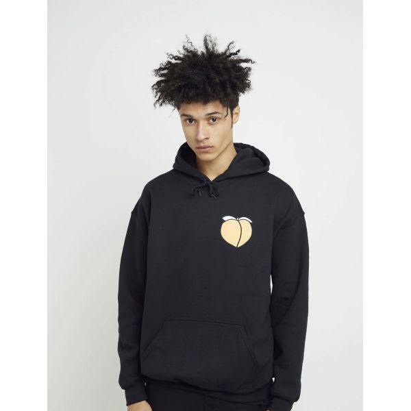 Mikina New Love Club Peach Hoodie - Černá - S