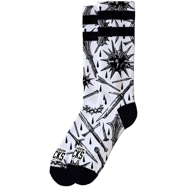 Ponožky American Socks Medieval - Bílá - S/M
