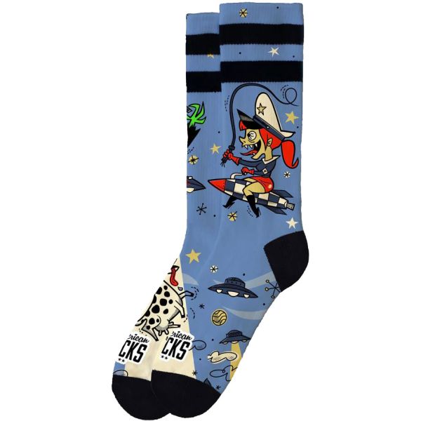 Ponožky American Socks Alien Snatch - Modrá - L/Xl