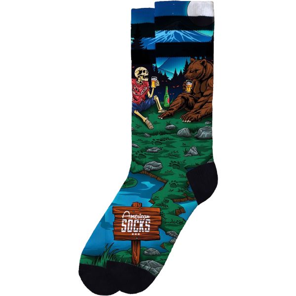 Ponožky American Socks Riverbank Pals - Zelená - S/M