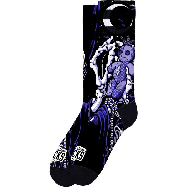 Ponožky American Socks Voodoo - Černá - S/M