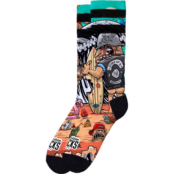Ponožky American Socks Son Of A Beach - Šedá - S/M