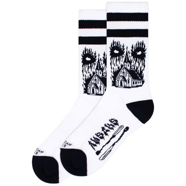 Ponožky American Socks Church Of Doom - Bílá - Univerzální