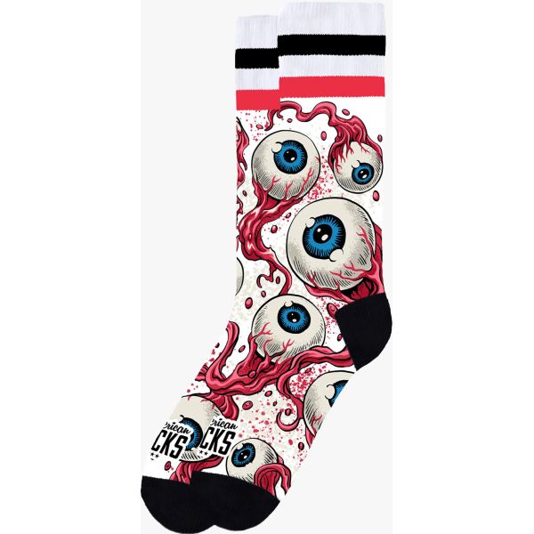 Ponožky American Socks Eyeblast - Červená - S/M