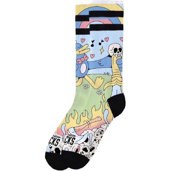 Ponožky American Socks Cute Chaos - Zelená - L/Xl