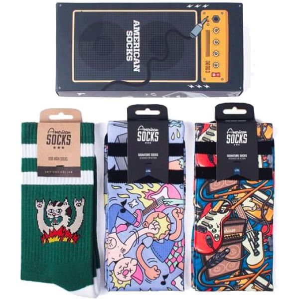Ponožky American Socks Amp - Giftbox - Zelená - S/M