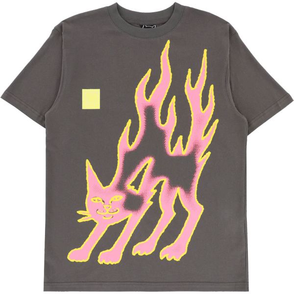 Triko Lakai X Ripndip Pink Flame - Šedá - M