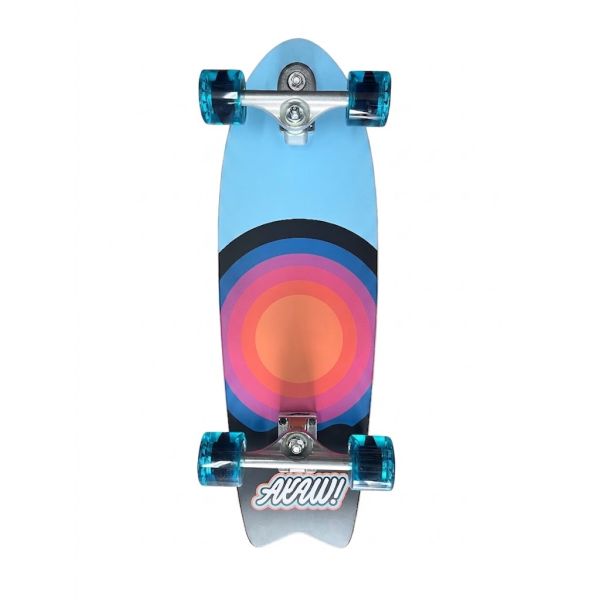 Surfskate Akaw Sunshine - Modrá - 9.5