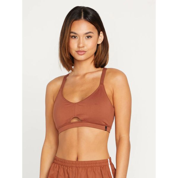 Podprsenka Volcom Coco Ho Bralette Wms - Hnědá - Xs