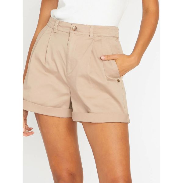 Kraťasy Volcom Frochi Trouser Wms - Béžová - 27