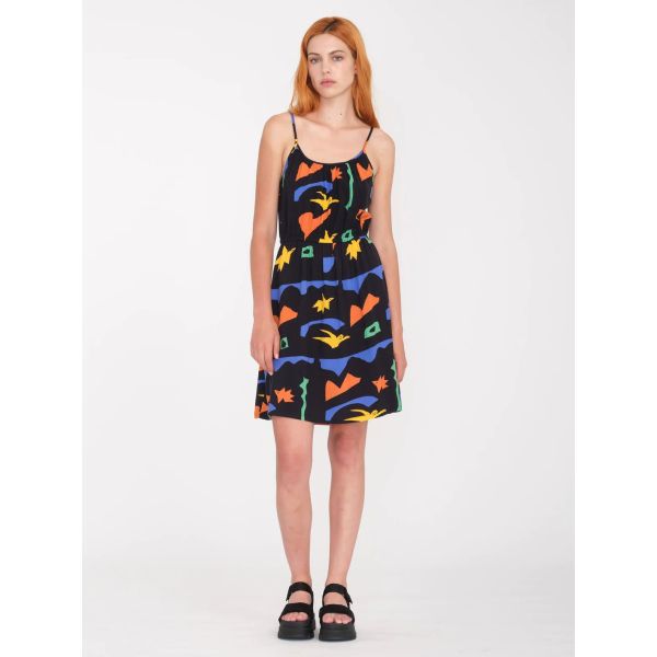 Šaty Volcom Arthur Longo Cami - Černá - S