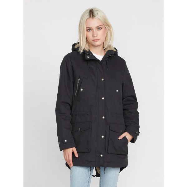 Bunda Volcom Walk On By 5K Parka Wms - Černá - L