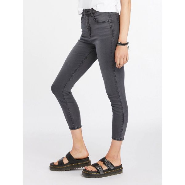 Kalhoty Volcom Liberator High Rise Wms - Šedá - 28/27