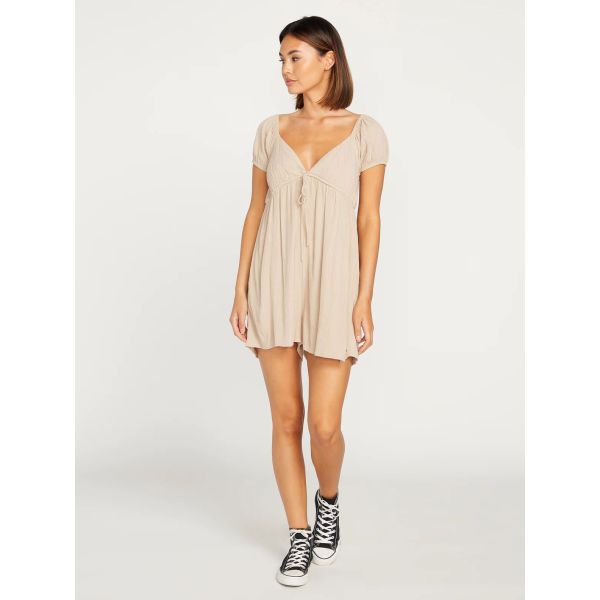 Šaty Volcom Moonblast Romper - Béžová - Xs