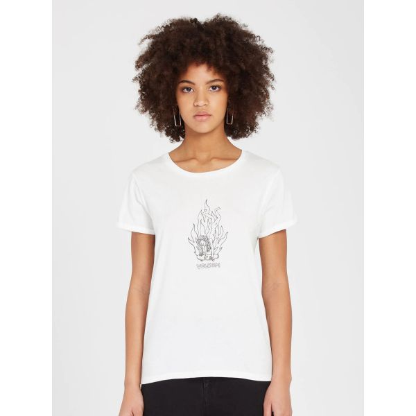 Triko Volcom Radical Daze Wms - Bílá - S
