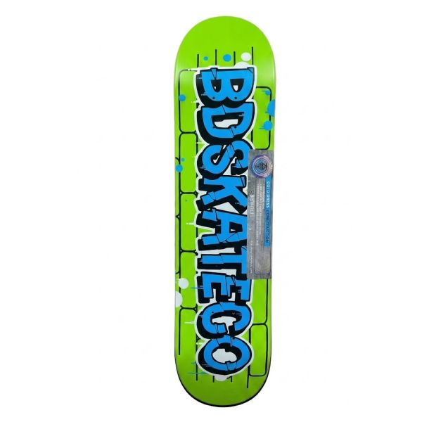 Sk8 Deska Bdskateco Graffiti Series - Zelená - 7.5
