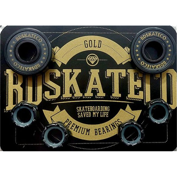 Sk8 Ložiska Bdskateco Gold Steel Box - Černá - Univerzální