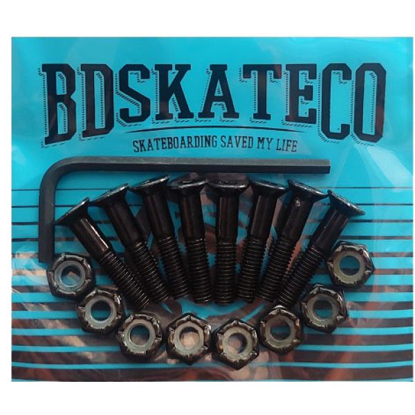 Sk8 Šroubky Bdskateco Black - Černá - 1