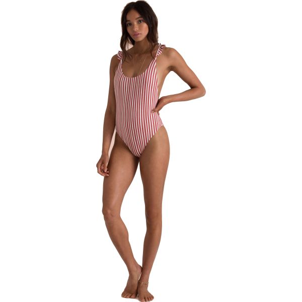 Plavky Billabong Dos Palmas One Piece - Růžová - M
