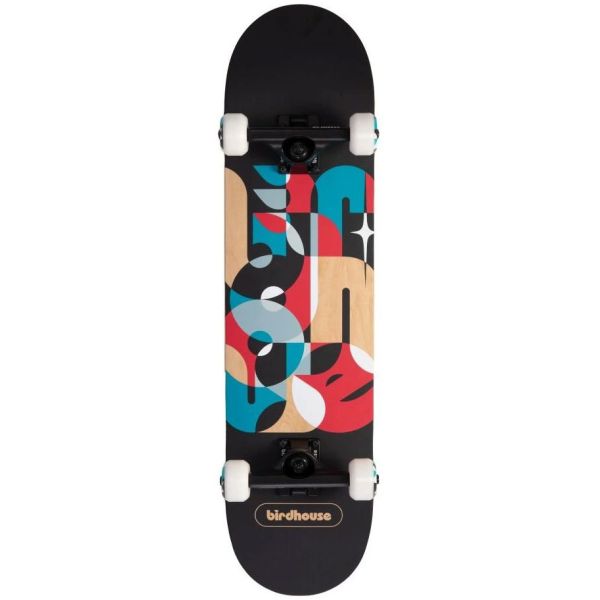 Sk8 Komplet Birdhouse Overlay Logo - Černá - 7.75
