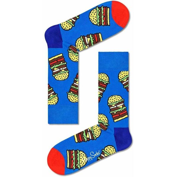 Ponožky Happy Socks Burger - Modrá - 36/40