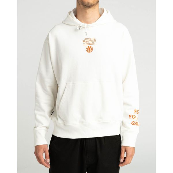 Mikina Element Swxe Fight Hood - Bílá - L