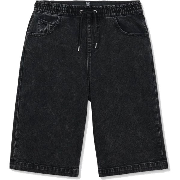 Kraťasy Volcom Freazy Loose Denim Ew Kid - Černá - M