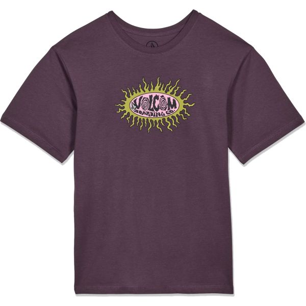 Triko Volcom Live Wire Bsc S/S Kids - Fialová - Xl