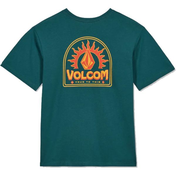 Triko Volcom Solstice Bsc S/S Kids - Zelená - L