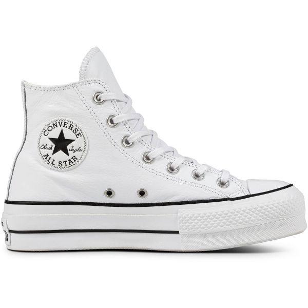 Boty Converse Ct All Star Leather Platfo - Bílá - Us6