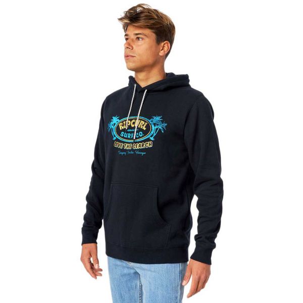 Mikina Rip Curl Les Esta Hood - Černá - M