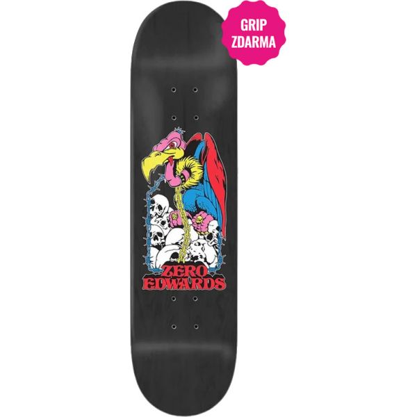 Sk8 Deska Zero Edwards Vulture - Černá - 8.5