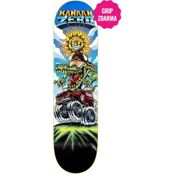 Sk8 Deska Zero Kanaan Bitchin Gator - Modrá - 8.25