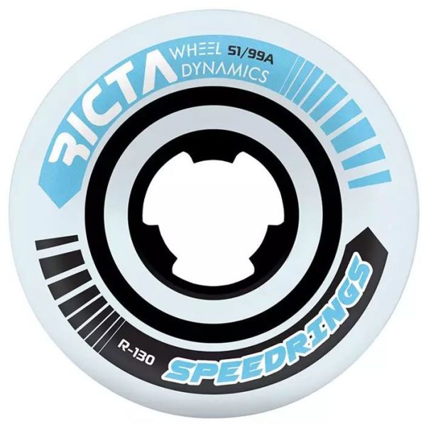 Sk8 Kola Ricta Speedrings Slim - Bílá - 51Mm/99A