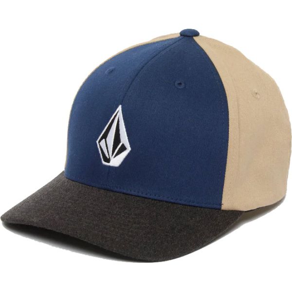 Kšiltovka Volcom Full Stone Hthr Flexfit - Modrá - L/Xl