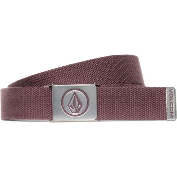 Pásek Volcom Circle Web - Vínová - Univerzální