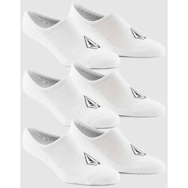 Ponožky Volcom Stones Nshw 3Pk - Bílá - Univerzální