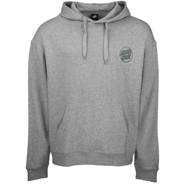 Mikina Santa Cruz Hollow Ring Dot Hood - Šedá - S