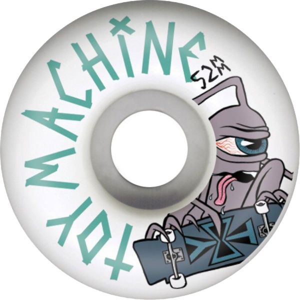 Sk8 Kola Toy Machine Sect Skater - Bílá - 52Mm/100A