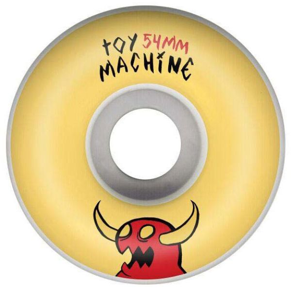 Sk8 Kola Toy Machine Sketchy Monster - Žlutá - 54Mm/100A