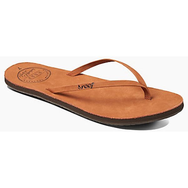 Žabky Reef Leather Uptown Wms - Hnědá - Us6