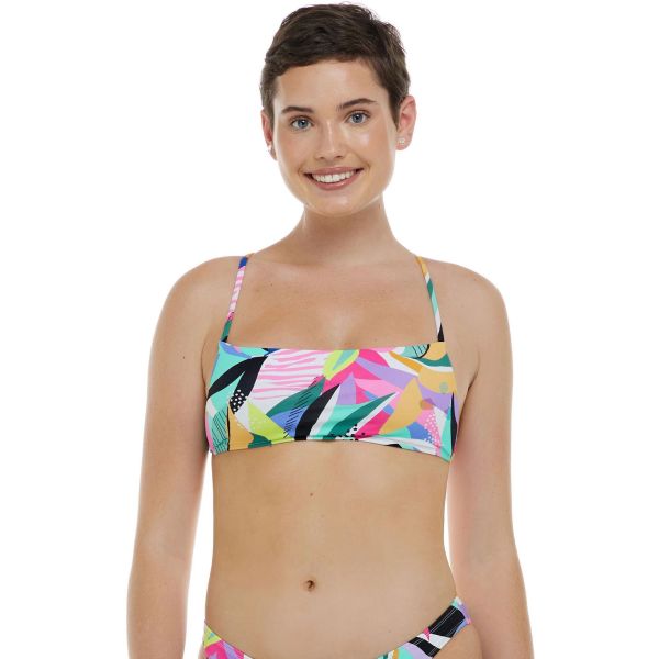 Plavky Eidon Joyful Rose Top Wms - Zelená - S