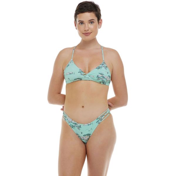 Plavky Eidon Daydream Low Rider Bottom W - Zelená - S